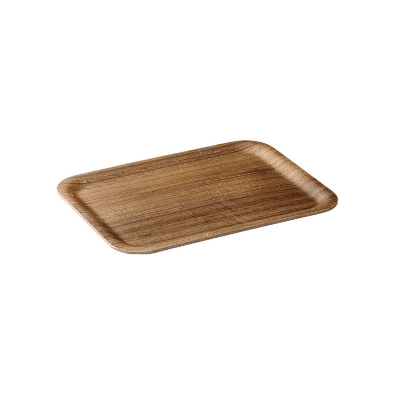 Kinto - Nonslip Rectangular Tray - Teak